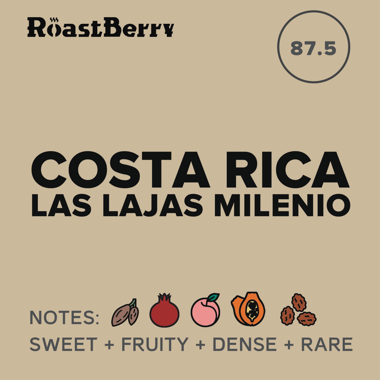 Costa Rica Las Lajas Milenio Espresso 250 g